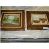 Image 1 : TWO OIL PAINTINGS ON CANVAS FRAMED SIGNED P WONG
