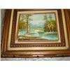 Image 3 : TWO OIL PAINTINGS ON CANVAS FRAMED SIGNED P WONG
