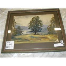 FRAMED OIL PAINTING