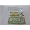 Image 1 : 2 CANADIAN 1 DOLLAR BILLS