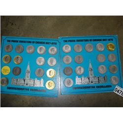 CANADIAN PRIME MINISTER MEDALLIONS
