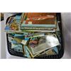 Image 3 : TRAY OF VINTAGE POST CARDS AND TRAY OF STAMPS