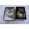 Image 1 : 2 CASES OF STERING AND VINTAGE JEWELRY