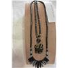 Image 2 : 2 HEMILITE NECKLACES ON STAND