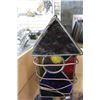 Image 1 : LEADED GLASS LANTERN