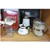 Image 1 : VINTAGE COFFEE POTS, TIN, AND CANDY JAR
