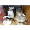 Image 2 : VINTAGE COFFEE POTS, TIN, AND CANDY JAR