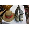 Image 1 : 2 CANADA F35 HATS AND COWBOY BOOTS