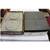 Image 1 : TWO PLAYSTATION 2 CONSOLES AND TWO PS 1 CONSOLES