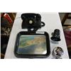 Image 2 : BLACK BAKELITE TELEPHONE W/ HORNS AND VINTAGE BELL