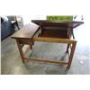 Image 5 : BROWN LIFT TOP DRAFTING OR CRAFT TABLE