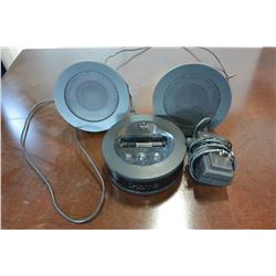 IHOME IPOD SPEAKER AND DOCKING STATION