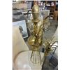 Image 2 : LARGE BRASS TEAPOT AND CANDLEABRAS