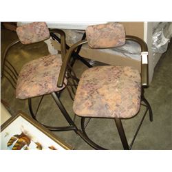 PAIR OF BAR STOOLS