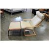 Image 2 : BENTWOOD CHAIR W/ FOOT STOOL