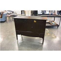 VINTAGE SERVER W/ WOOD WHEELS