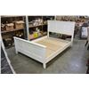 Image 1 : WHITE DOUBLE SIZE BEDFRAME