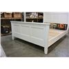 Image 2 : WHITE DOUBLE SIZE BEDFRAME