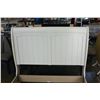 Image 3 : NEW ASHLEY DOUBLE SIZE WHITE CONTEMPORARY SLEIGH BEDFRAME RETAIL $1399