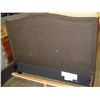 Image 4 : NEW ASHLEY CONTEMPORARY GREY FABRIC QUEENSIZE PLATFORM BEDFRAME WITH NAILHEAD ACCENT,RETAIL $ 1199 B