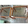 Image 2 : PAIR OF GLASSTOP END TABLES