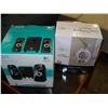 Image 1 : ELECTRIC HEATER AND LOGITECH SPEAKER SET