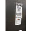Image 4 : NEW ASHLEY SIGNATURE DESIGN CARVED KINGSIZE BEDFRAME WITH BROWN LEATHER INSERT, RETAIL $2999
