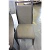 Image 3 : ASHLEY FURNITURE FLOOR MODEL RECTANGULAR DINING TABLE WITH 4 ULPHOSTERED CHAIRS, RETAIL $1899