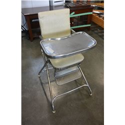 RETRO FOLDING BABY HIGH CHAIR