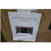 Image 3 : NEW IN BOX 50 INCH MODERN GLASS DOOR TV STAND IN GREY WOOD FINISH