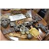 Image 1 : 3 CARVED MASKS AND OTHER NATIVE ITEMS