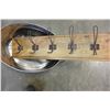 Image 3 : COAT HANGER AND METAL BUCKET