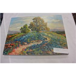 OIL ON CANVAS "THE OLD OAK" BY OTTO JEGODTKA