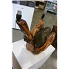 Image 2 : BURL AND STONE LAMP