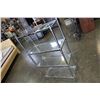 Image 2 : METAL AND GLASS 4 TIER SHELF
