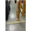 Image 1 : 4FT TALL CARVED TOTEM W/ LADY LOMA WOOD SIGN