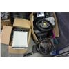 Image 1 : XBOX 360 CONSOLE AND BOX OF ELECTRONICS