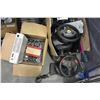 Image 2 : XBOX 360 CONSOLE AND BOX OF ELECTRONICS