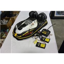 HVR HOVERCRAFT RC WITH 2 BATTERIES AND CHARGER