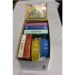 7 SEASONS OF "THE SIMPSONS" DVDS