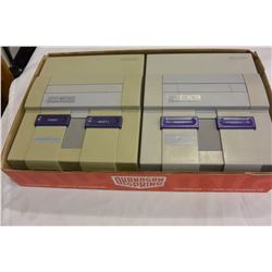 TWO SUPERNINTENDO CONSOLES