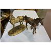 Image 2 : 2 CAST HORSES, 1 COPPER