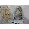Image 2 : THREE BAGS OF LADIES JEWELLRY PEARLS ETC