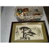 Image 1 : EASTERN SHADOW BOX AND LOT OF JEWLERY