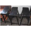 Image 1 : LOT OF 3 GENEVA ANTIQUE BLACK 24" STOOLS