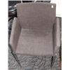 Image 1 : CORNELLE BROWN FABRIC CHAIR