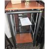 Image 1 : METAL FRAME GLASS SHELF