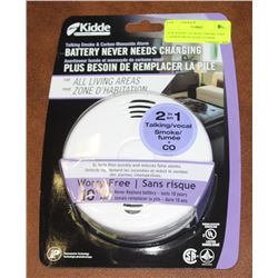 NEW KIDDE TALKING SMOKE AND CARBON MONOXIDE ALARM
