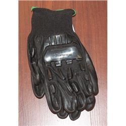 IMPACT & CUT RESISTANT  XL  GLOVES - LOT OF 6