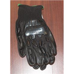 IMPACT & CUT RESISTANT  XL  GLOVES - LOT OF 6